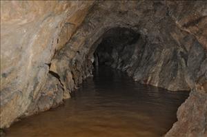 the tight dimensions of this mine place it in the early 1800s